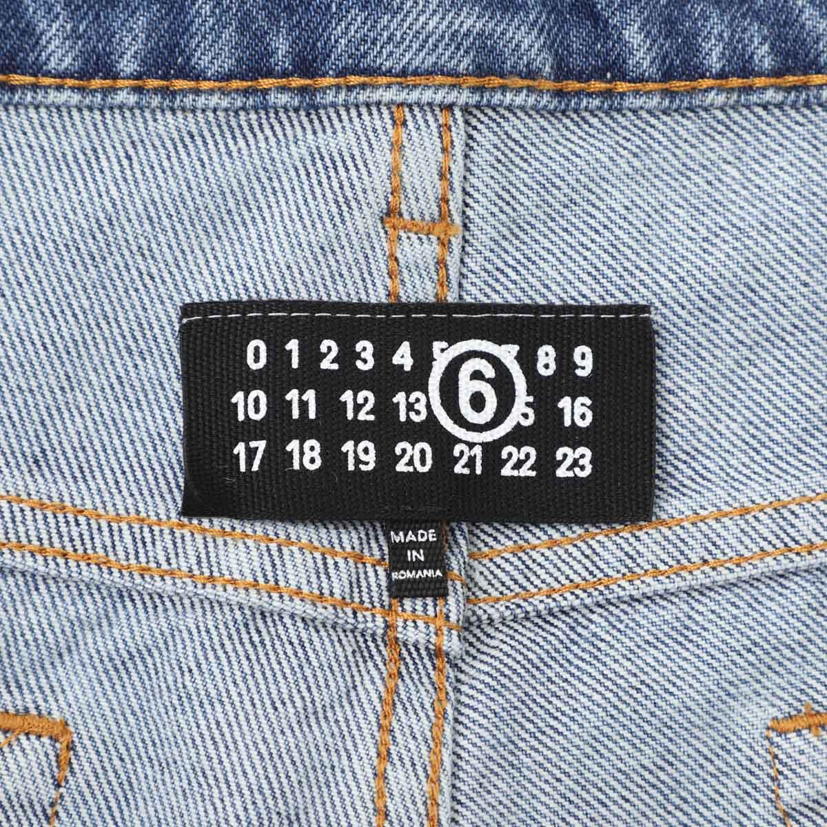 MM6 Maison Margiela エムエム 6 メゾンマルジェラ ジップフライジーンズ/ストレートレッグ ジーンズ/STRAIGHT-LEG JEANS メンズ