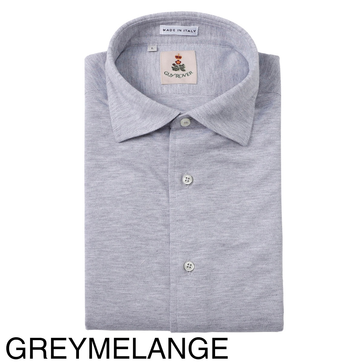 【アウトレット】GUY ROVER ギローバー 長袖レギュラーカラーシャツ/長袖シャツ メンズ
