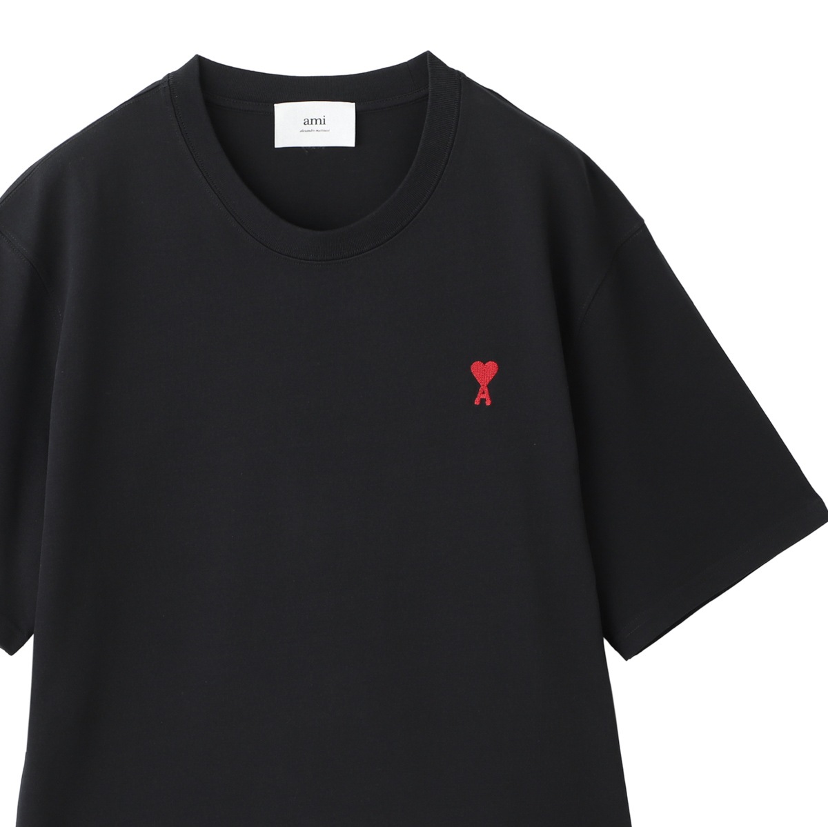 ami Tシャツ AMI Alexandre Mattiussi アミ パリス Tシャツ メンズ クリーム