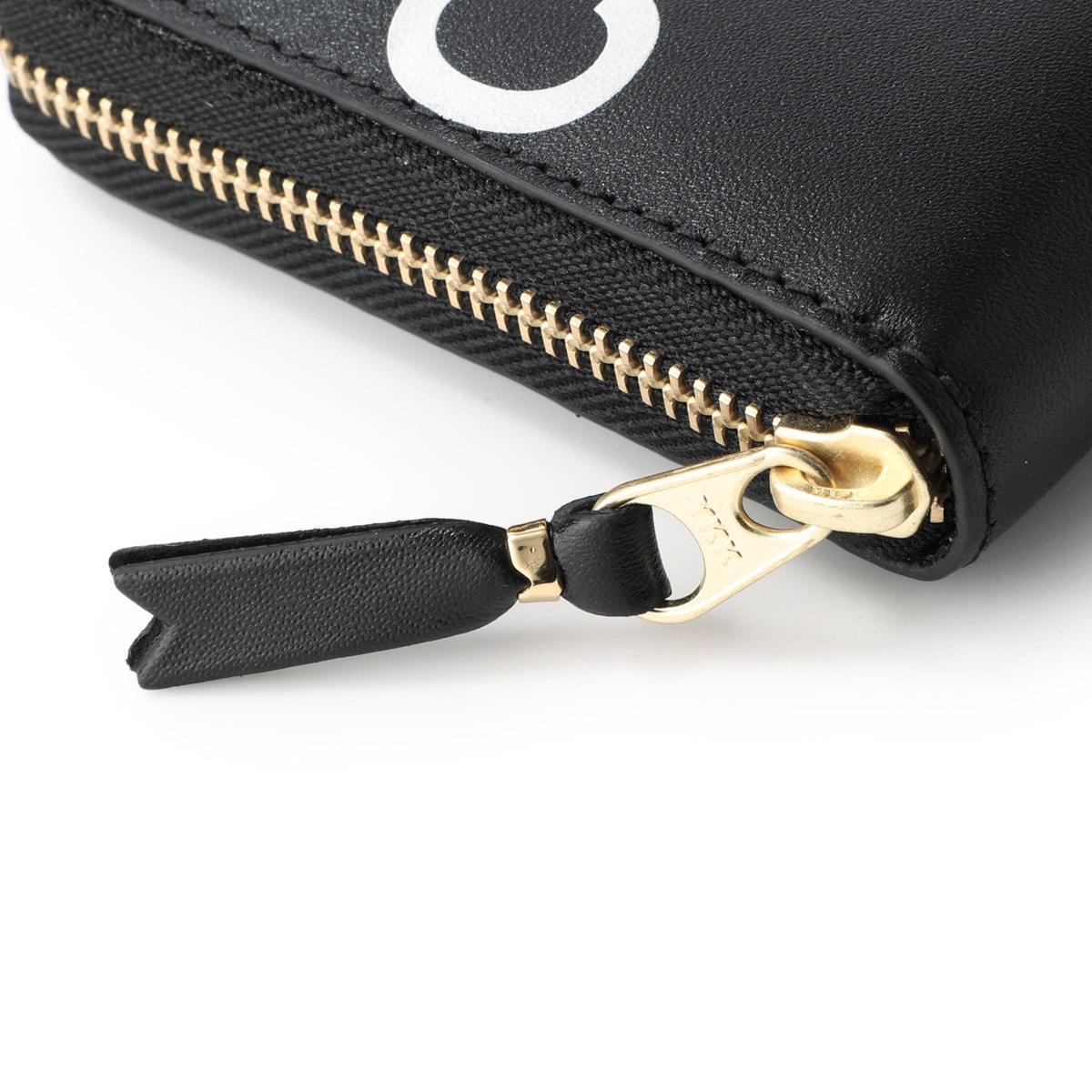 COMME des GARCONS コム デ ギャルソン ラウンドファスナー長財布 小銭入れ付き/ロングウォレット/Huge Logo メンズ