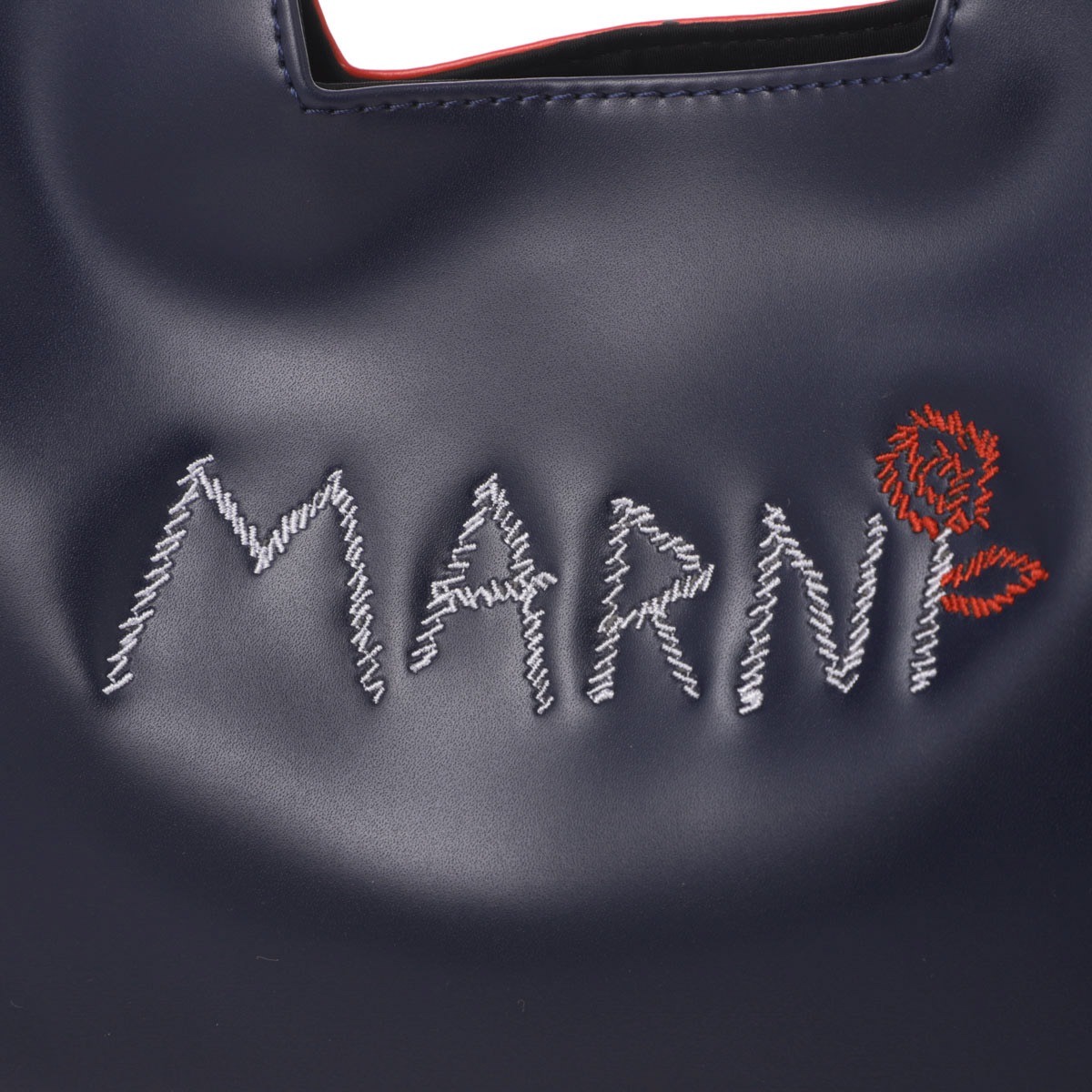 MARNI マルニ ハンドバッグ/キッズ DIAMOND TOTE BAG エコレザー バイカラー ロゴ刺繍 キッズ |  キッズ＆ベビー・ブランド一覧,MARNI | モダンブルー