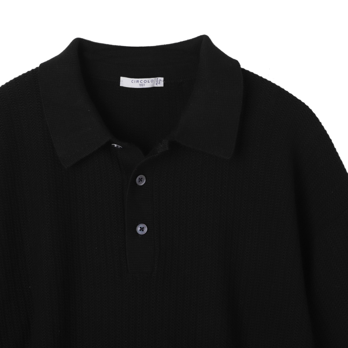 【アウトレット】【ラスト1点】【訳あり】 CIRCOLO 1901 チルコロ ニットポロシャツ【返品交換不可】 メンズ