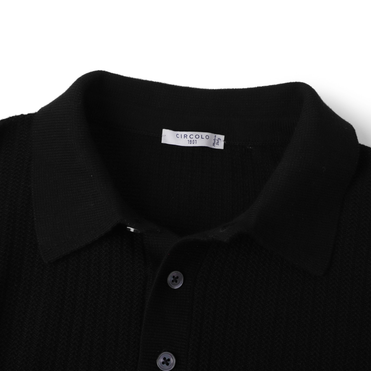 【アウトレット】【ラスト1点】【訳あり】 CIRCOLO 1901 チルコロ ニットポロシャツ【返品交換不可】 メンズ
