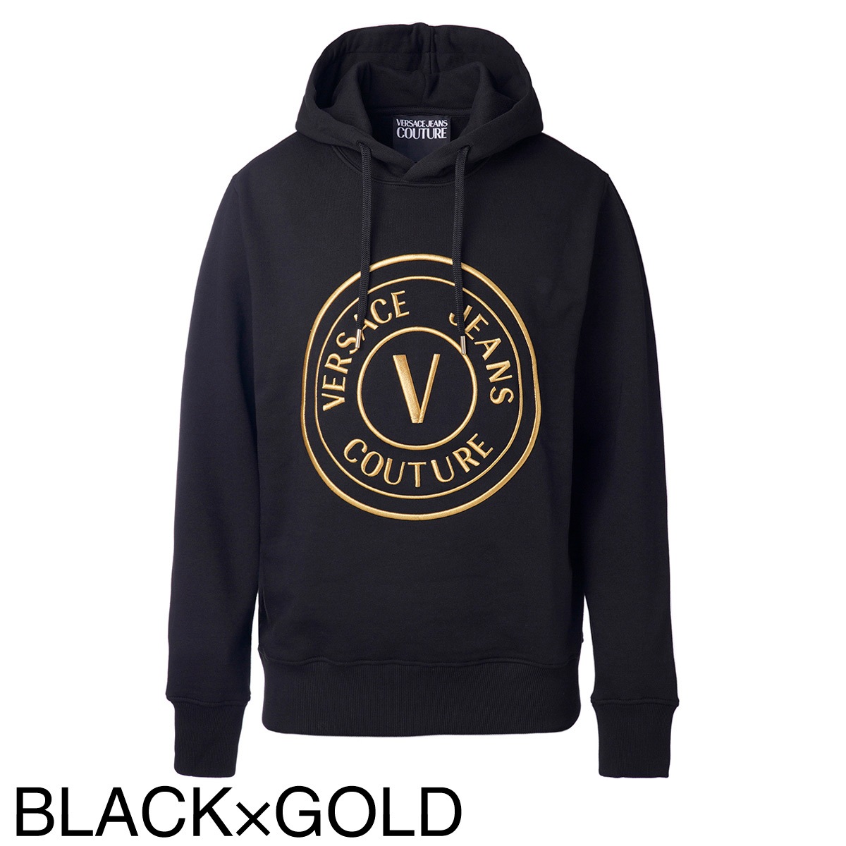 【VERSACE JEANS】 COUTURE ロゴ パーカー *送料/関税込み* Versace Jeans Couture バロック パーカー | ブラック | FARFETCH JP
