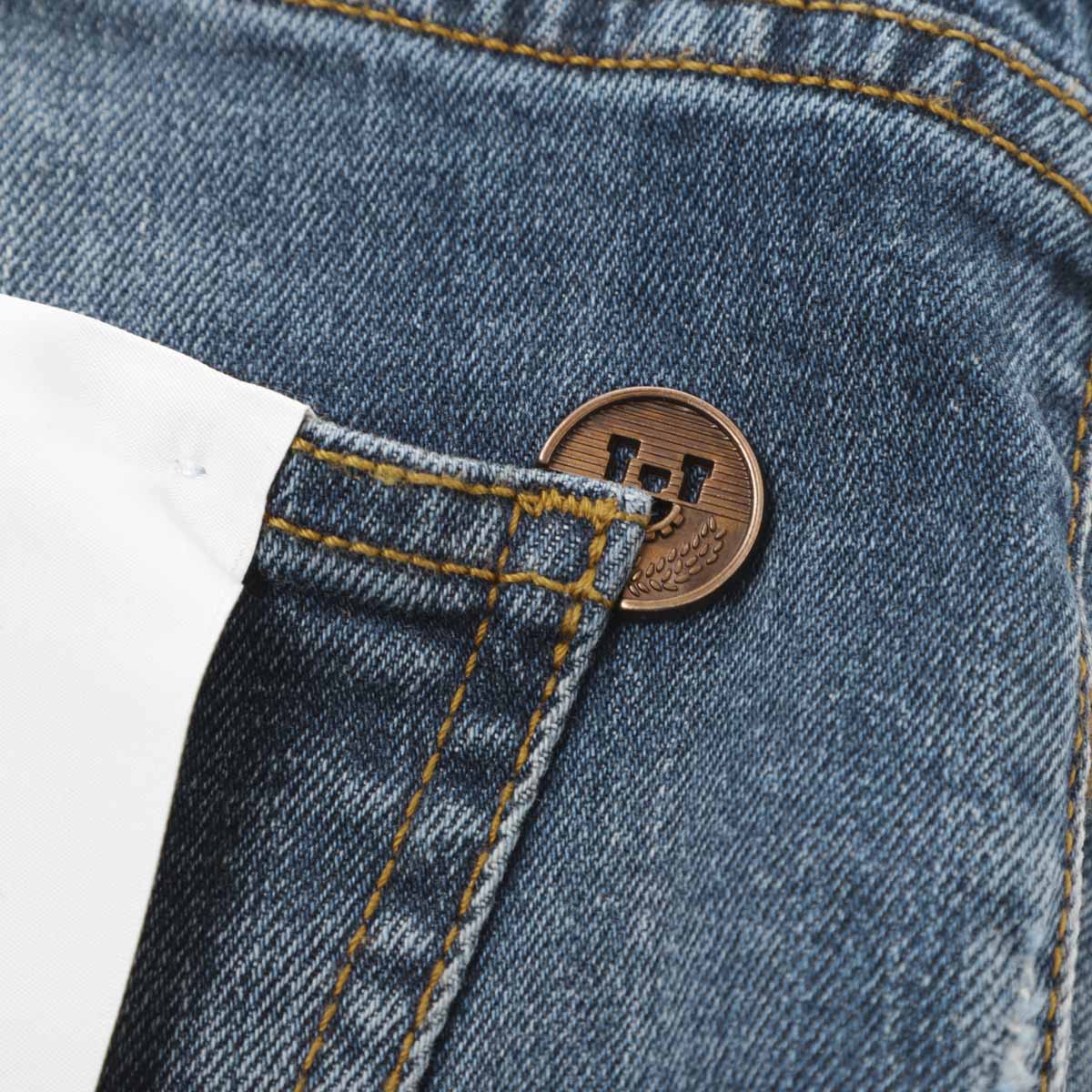 【アウトレット】entre amis アントレアミ ボタンフライジーンズ/5 TK DENIM CORTO【大きいサイズあり】 メンズ