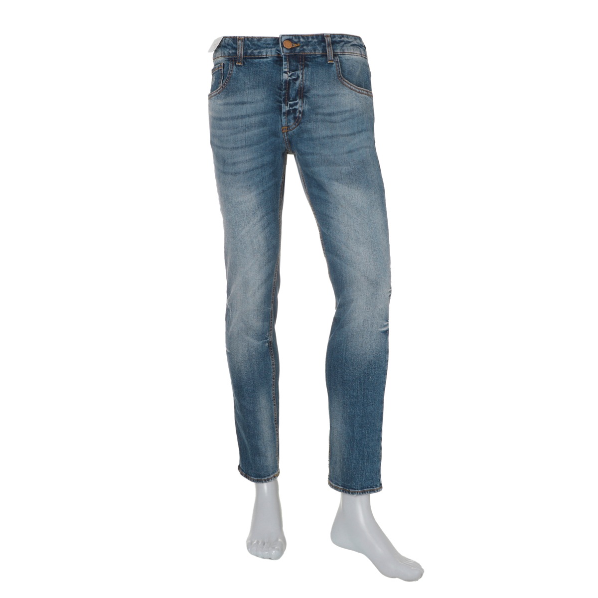 【アウトレット】entre amis アントレアミ ボタンフライジーンズ/5 TK DENIM CORTO【大きいサイズあり】 メンズ