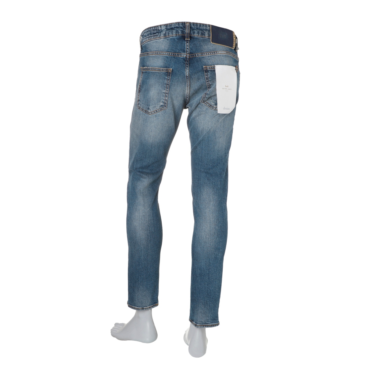 【アウトレット】entre amis アントレアミ ボタンフライジーンズ/5 TK DENIM CORTO【大きいサイズあり】 メンズ