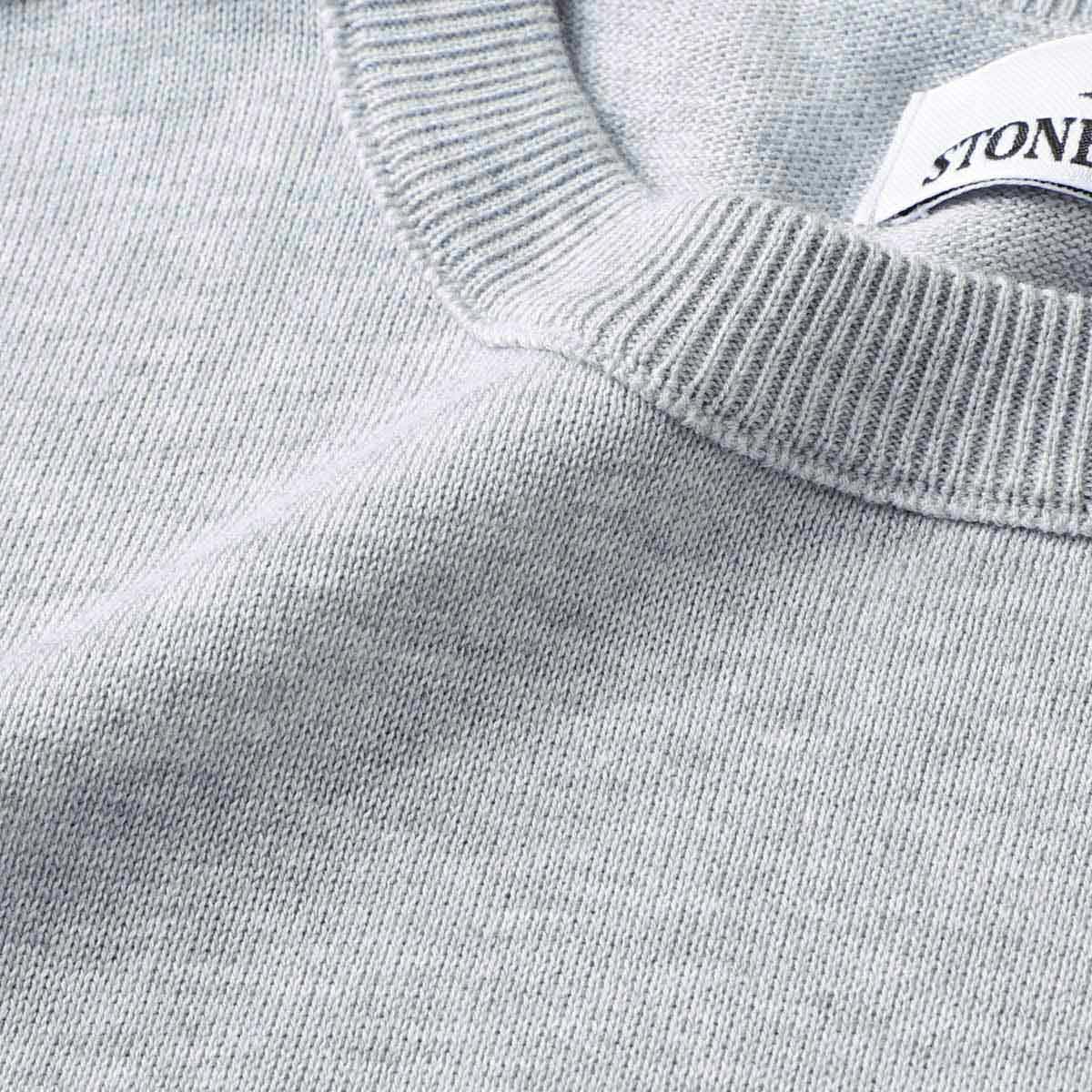 STONE  ストーンアイランド　コットンソリッドクルーネックニット アウトレット】STONE ISLAND ストーンアイランド クルーネック