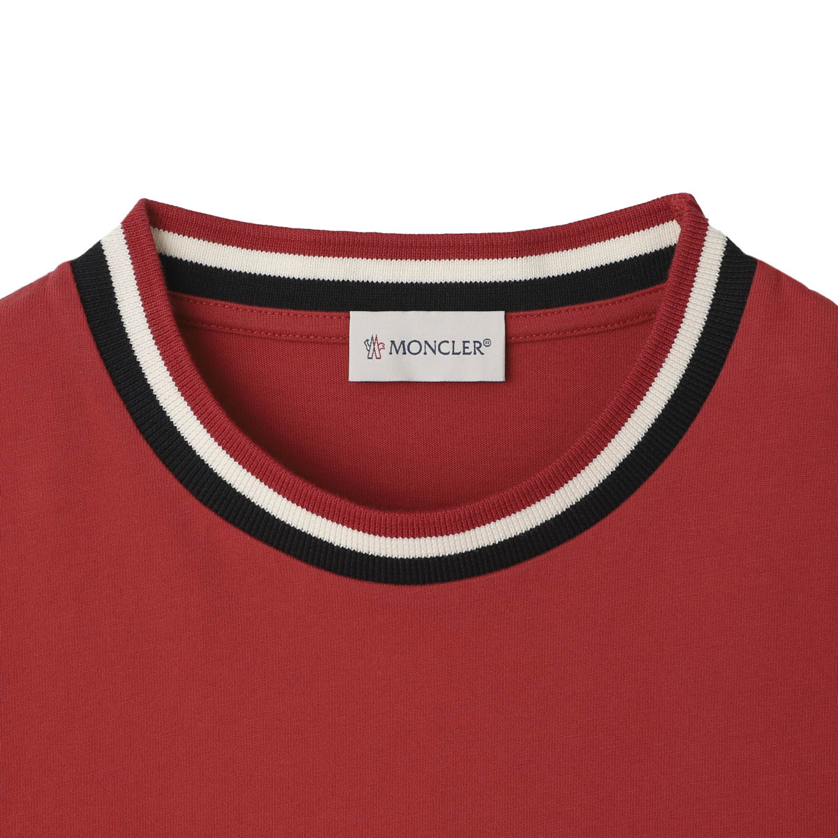 MONCLER 赤　レディースTシャツ M モンクレール キャラクター Tシャツ ロゴ 半袖 赤 レッド