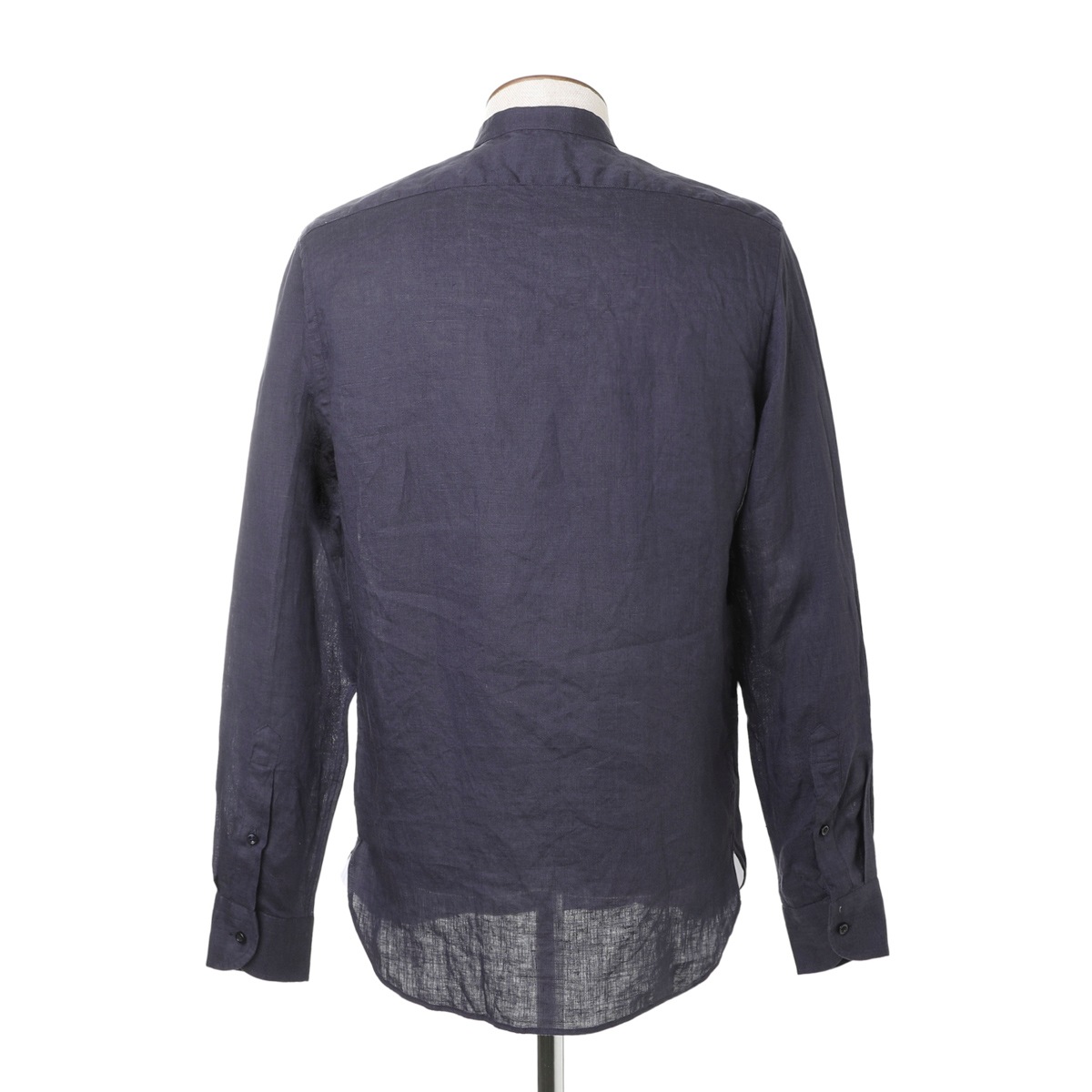 【アウトレット】GUY ROVER ギローバー バンドカラー リネンシャツ メンズ