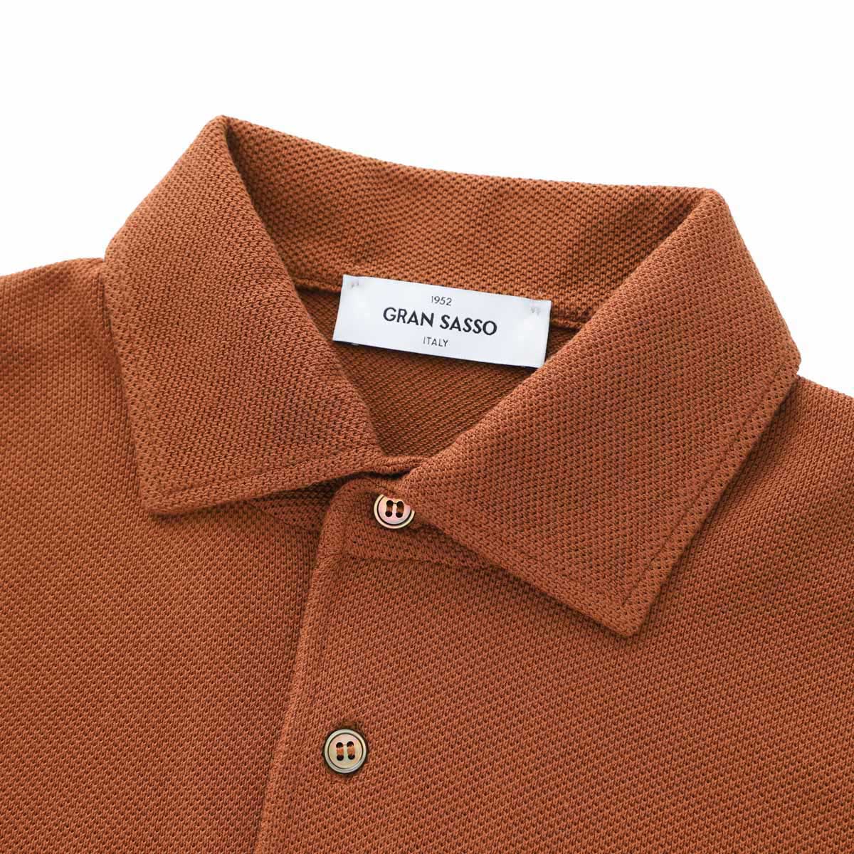 Gran Sasso グランサッソ 鹿の子ポロシャツ/POLO M/M FRESH COTTON フレッシュコットン【大きいサイズあり】 メンズ