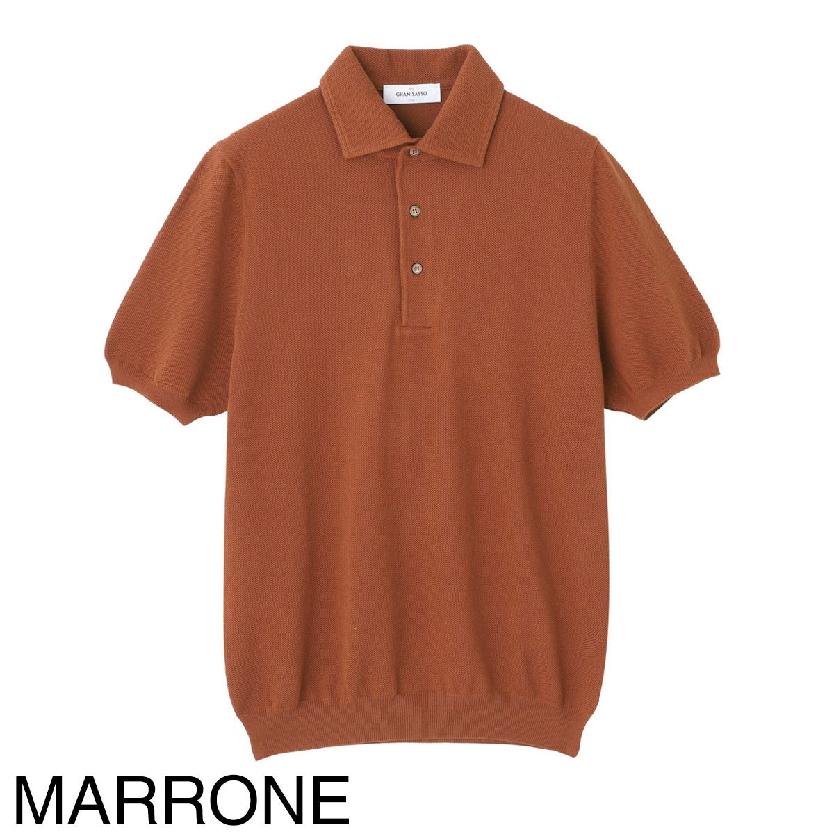 Gran Sasso グランサッソ 鹿の子ポロシャツ/POLO M/M FRESH COTTON フレッシュコットン【大きいサイズあり】 メンズ
