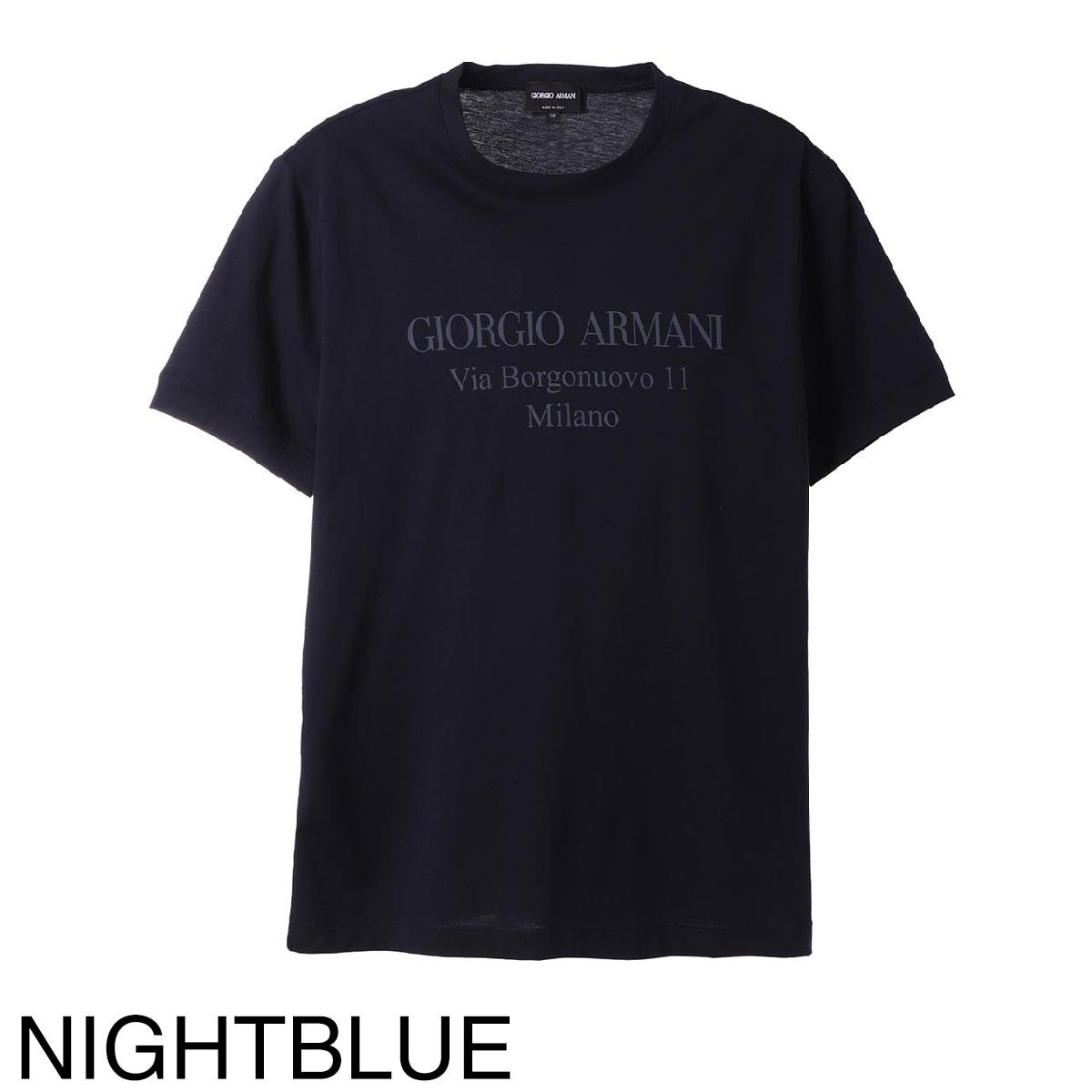 【アウトレット】GIORGIO ARMANI ジョルジオアルマーニ クルーネック Tシャツ/BORGONUOVO T-SHIRT【大きいサイズあり】 メンズ