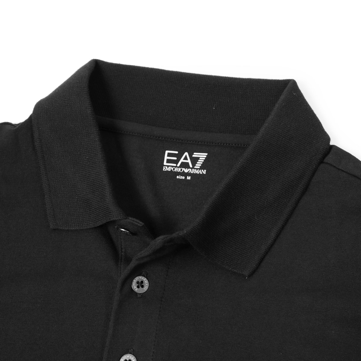 EA7 Emporio Armani ネイビー長袖ポロシャツ EA7 EMPORIO ARMANI エンポリオアルマーニ 長袖ポロシャツ メンズ