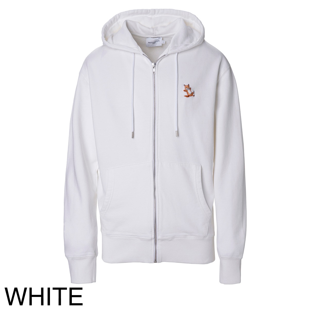 *関税込*MAISON KITSUNE CHILLAX FOXジップアップパーカー Maison Kitsune（メゾンキツネ）の「CHILLAX FOX PATCH ZIPPED