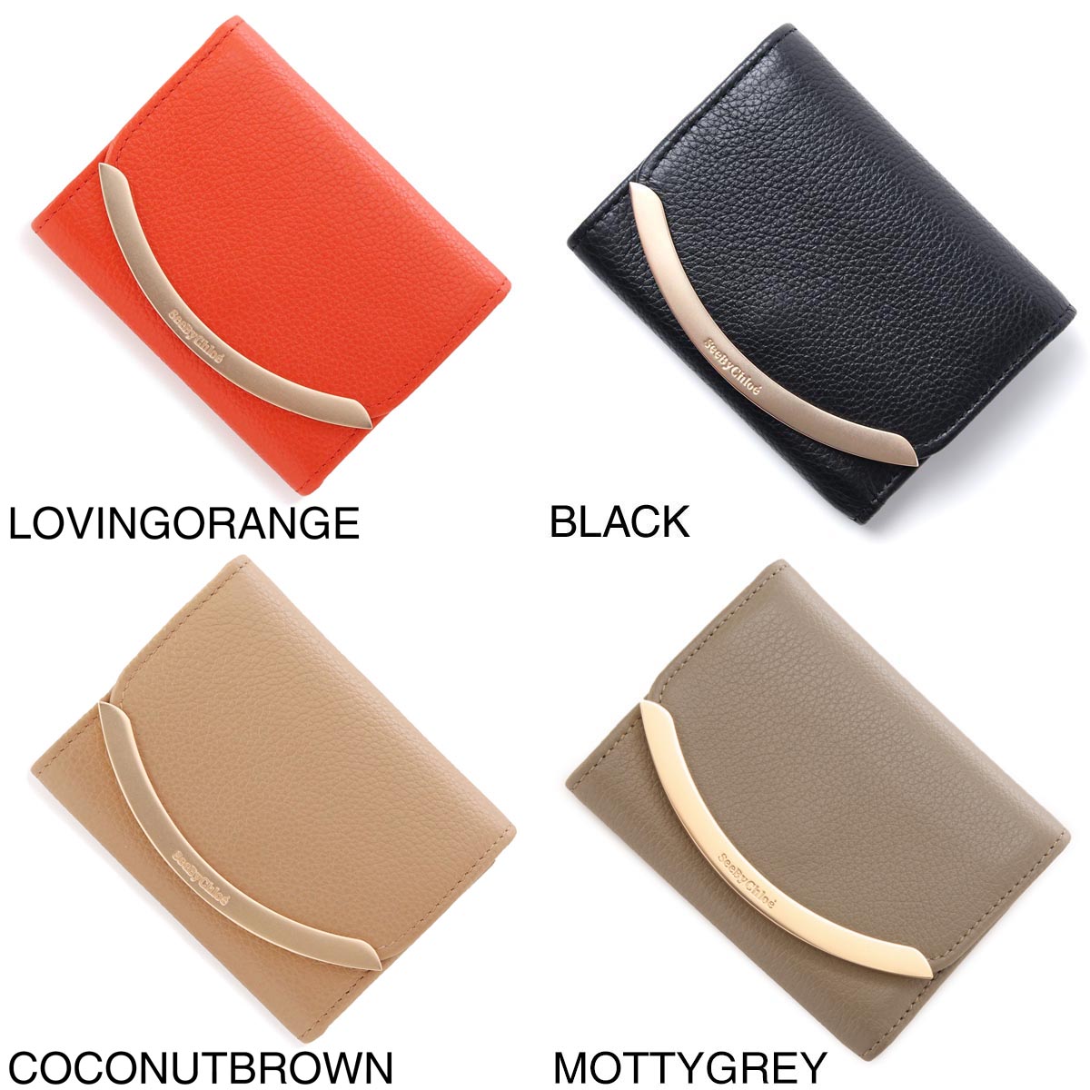 SEE BY CHLOE シーバイクロエ 3つ折り財布 小銭入れ付き/LIZZIE リジー レディース