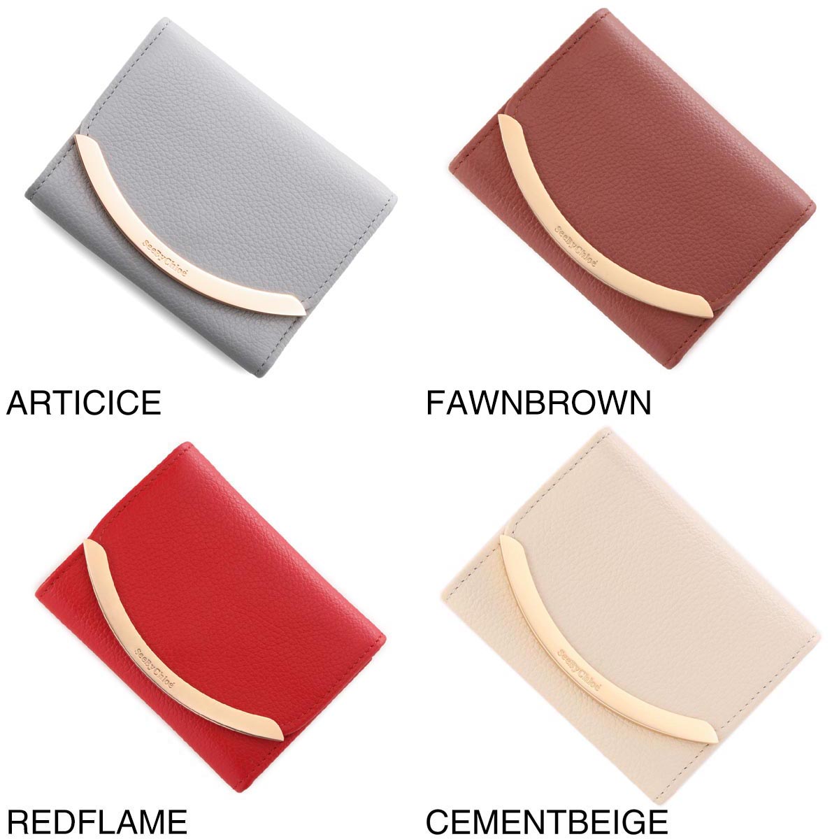 SEE BY CHLOE シーバイクロエ 3つ折り財布 小銭入れ付き/LIZZIE リジー レディース