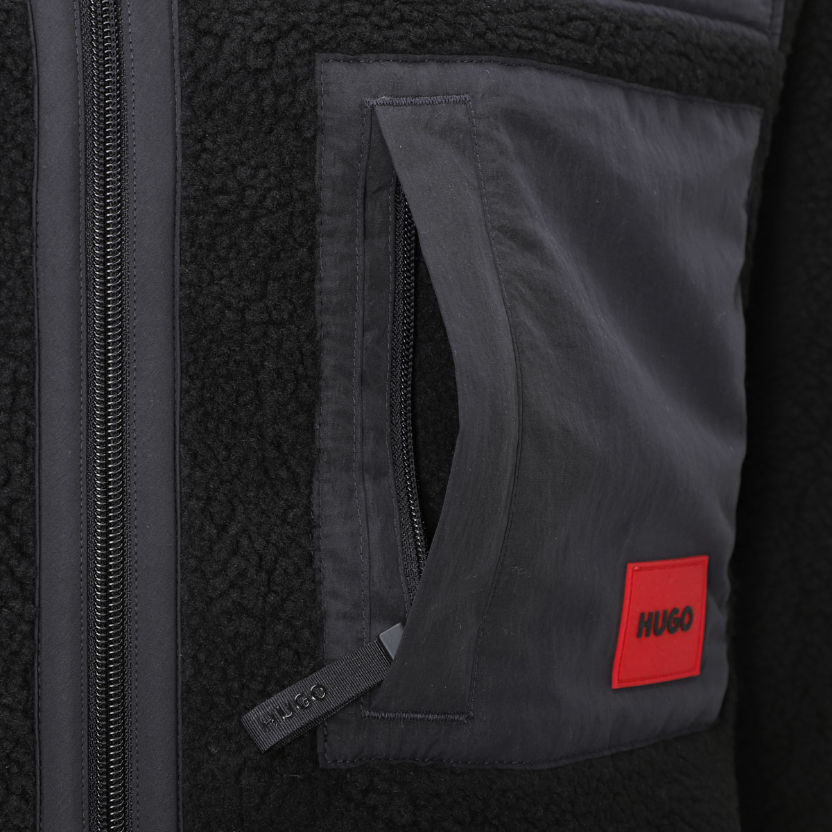 【アウトレット】【ラスト1点】HUGO HUGOBOSS ヒューゴヒューゴボス ボアジャケット/ボアブルゾン メンズ