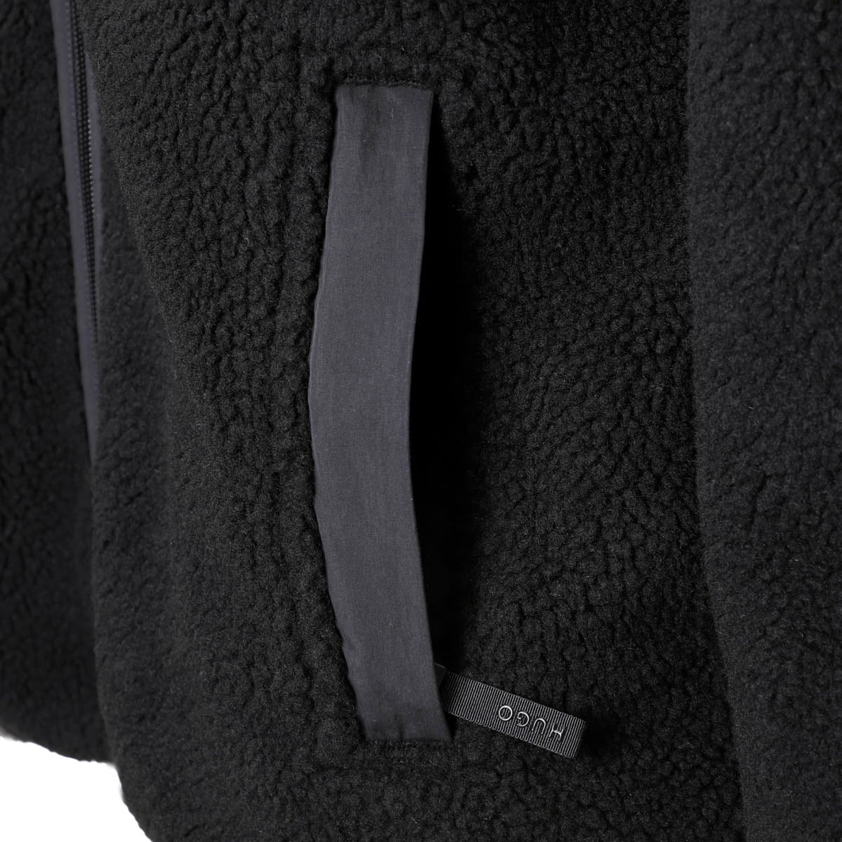 【アウトレット】【ラスト1点】HUGO HUGOBOSS ヒューゴヒューゴボス ボアジャケット/ボアブルゾン メンズ