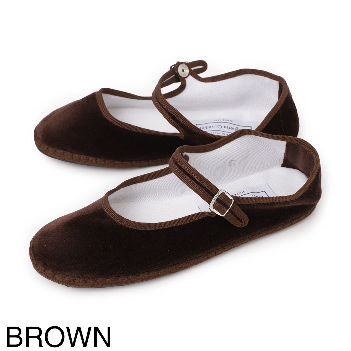 drogheria Crivellini ドロゲリアクリベリーニ バレエシューズ/メリージェーン/MARY JANE VELVET【大きいサイズあり】 レディース