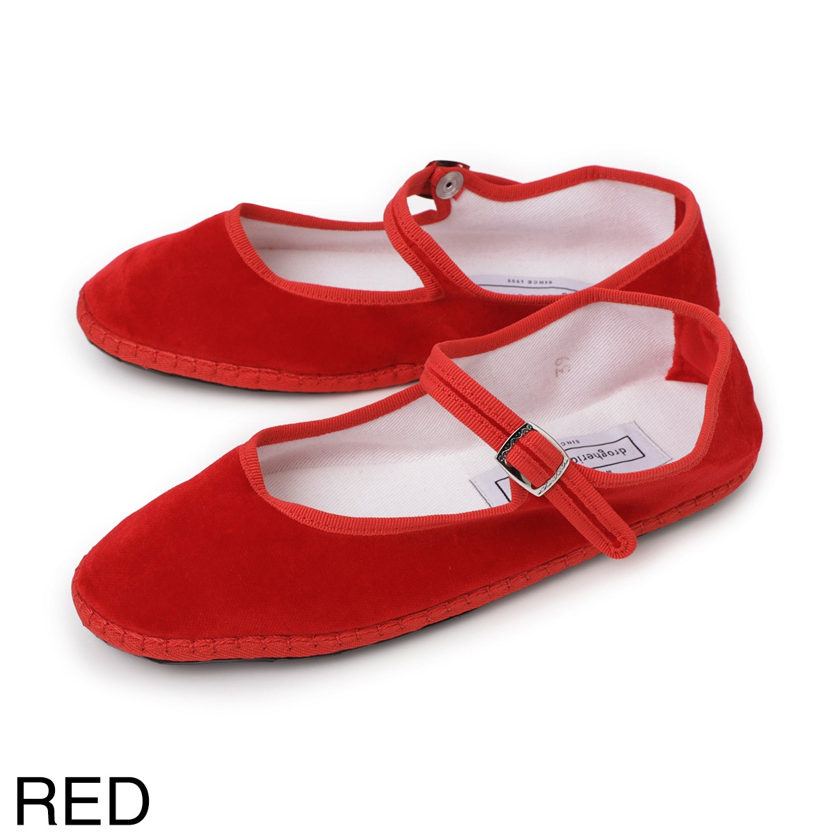 drogheria Crivellini ドロゲリアクリベリーニ バレエシューズ/メリージェーン/MARY JANE VELVET【大きいサイズあり】 レディース