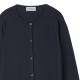 【アウトレット】【ラスト1点】JOHN SMEDLEY ジョンスメドレー クルーネック カーディガン/MILLY エクストラファインメリノウール 30ゲージ MODERN FIT レディース