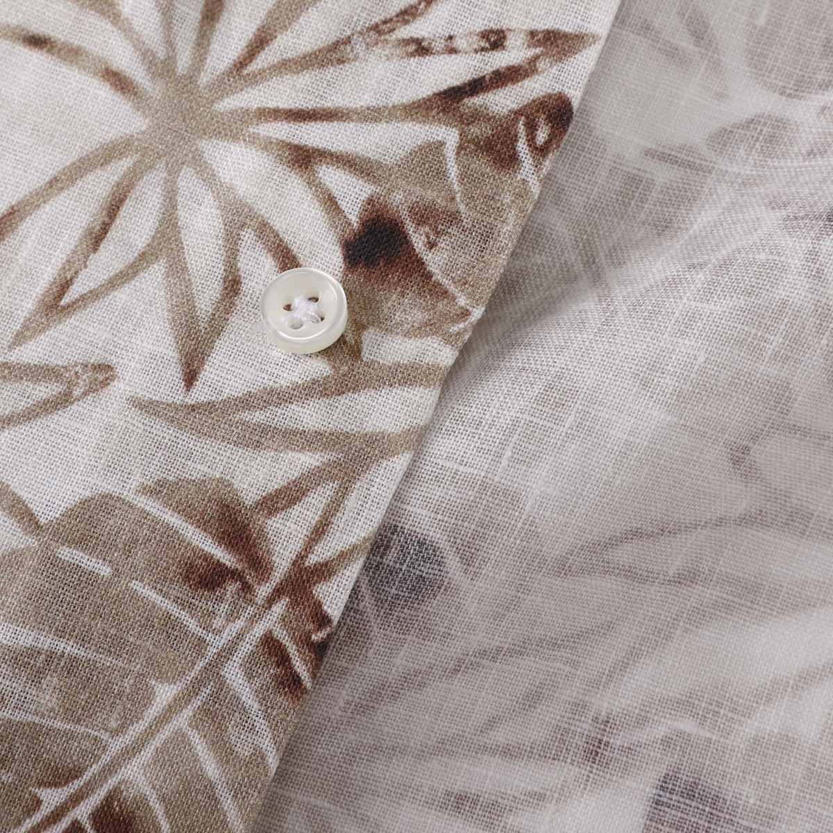 GALLIA ガッリア ホリゾンタルカラーシャツ/総柄シャツ【大きいサイズあり】 メンズ