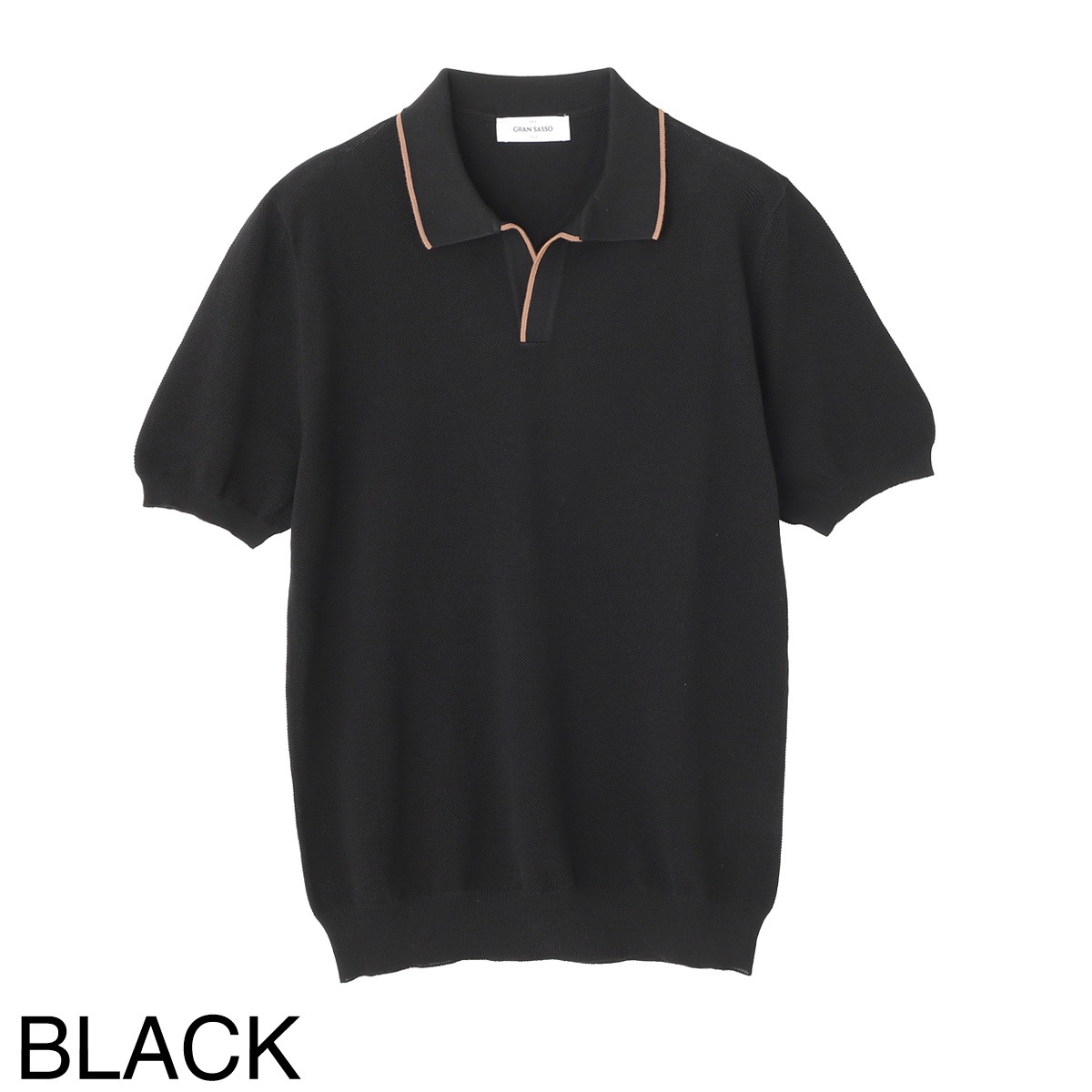 Gran Sasso グランサッソ ニットポロシャツ/スキッパーポロシャツ/SKIPPER M/M FRESH COTTON フレッシュコットン【大きいサイズあり】 メンズ