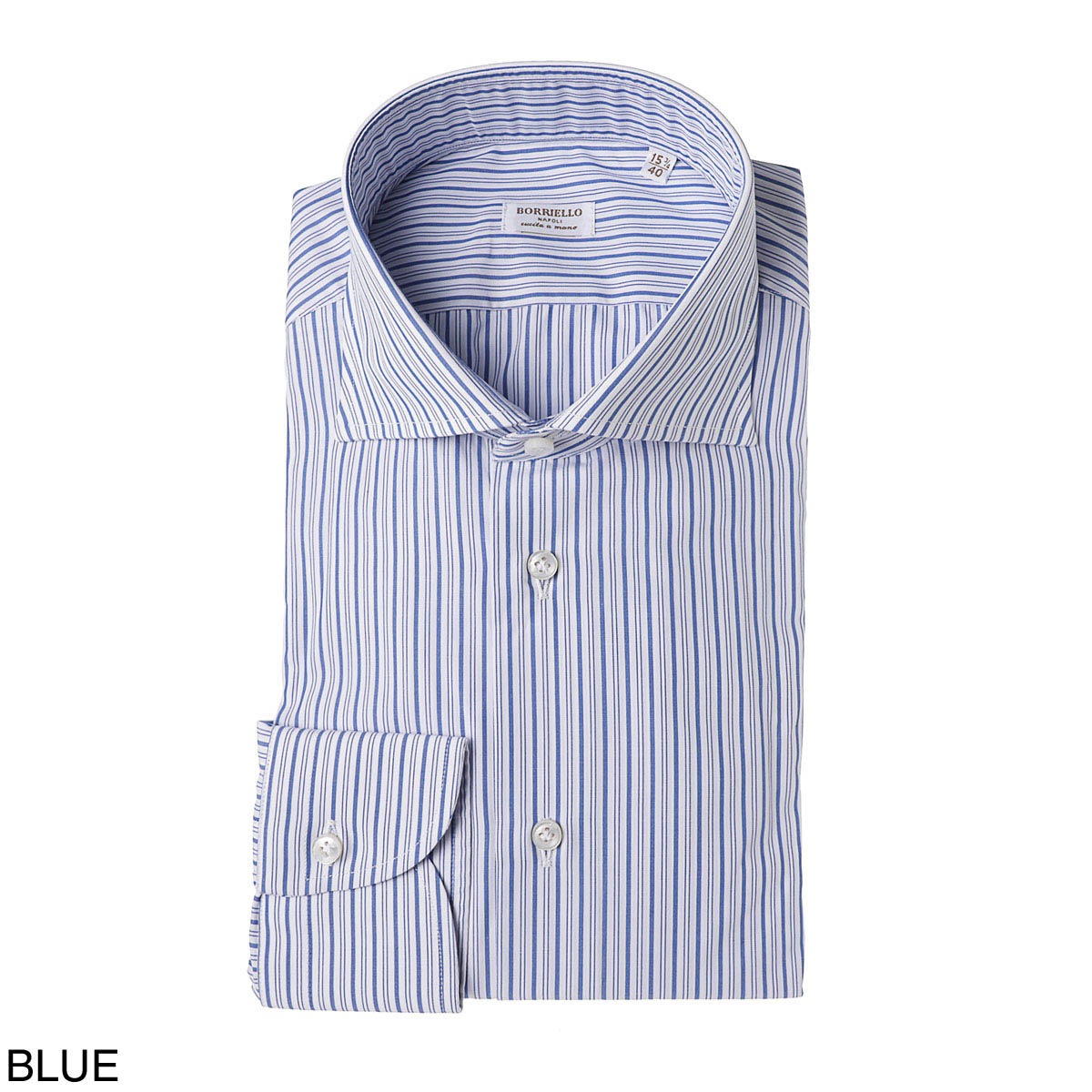 BORRIELLO ボリエッロ ワイドカラーシャツ/セミワイドカラー フレンチ