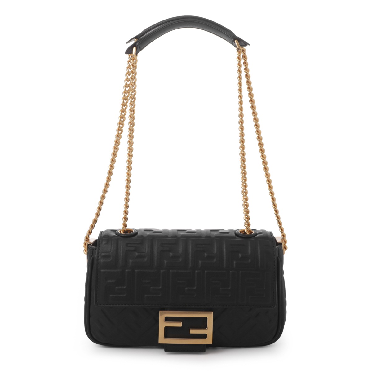 FENDI フェンディ ショルダーバッグ 3WAY/ハンドバッグ/BAGUETTE CHAIN MIDI  NAPPA  FF レディース