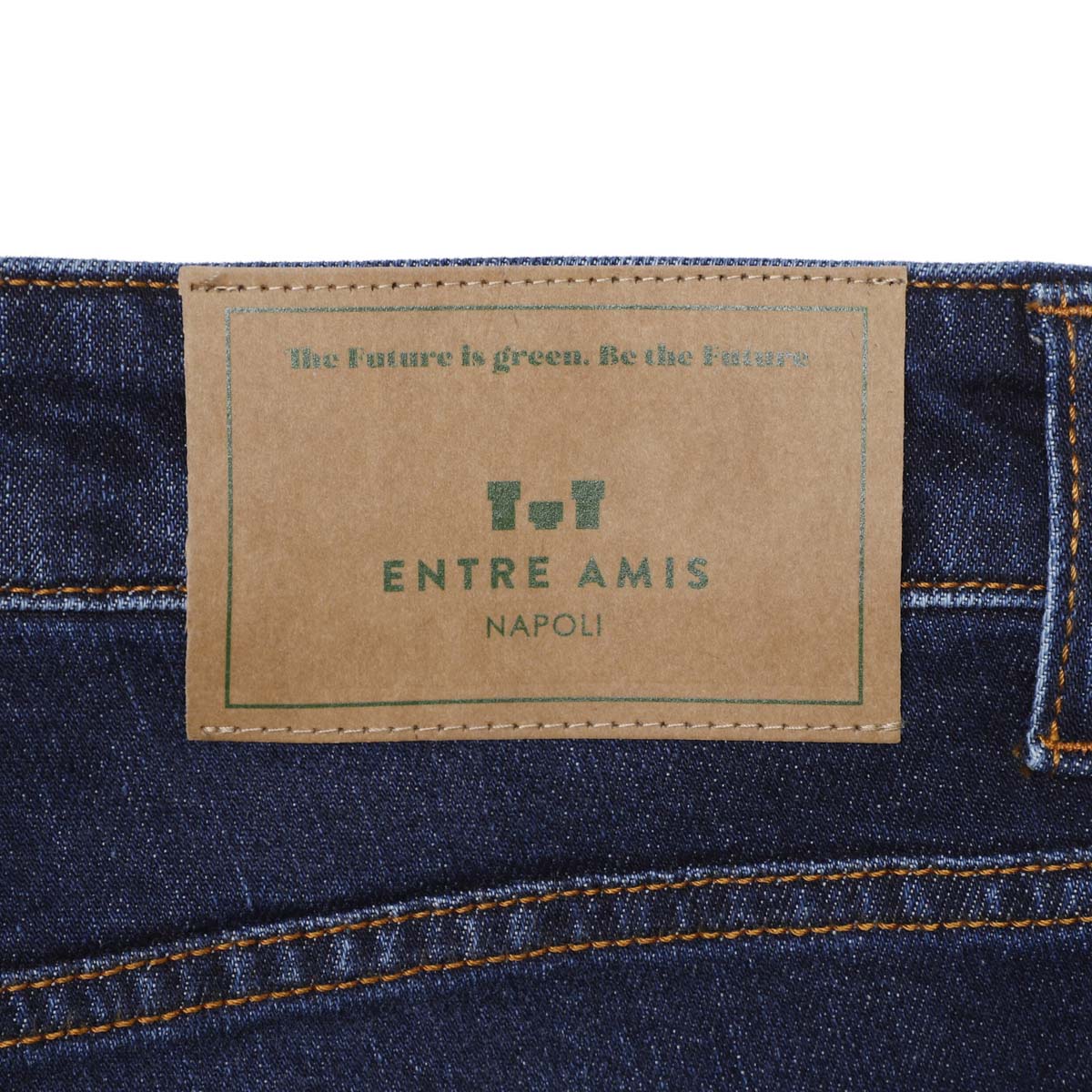 【アウトレット】entre amis アントレアミ ボタンフライジーンズ/5 TK DENIM CORTO【大きいサイズあり】 メンズ