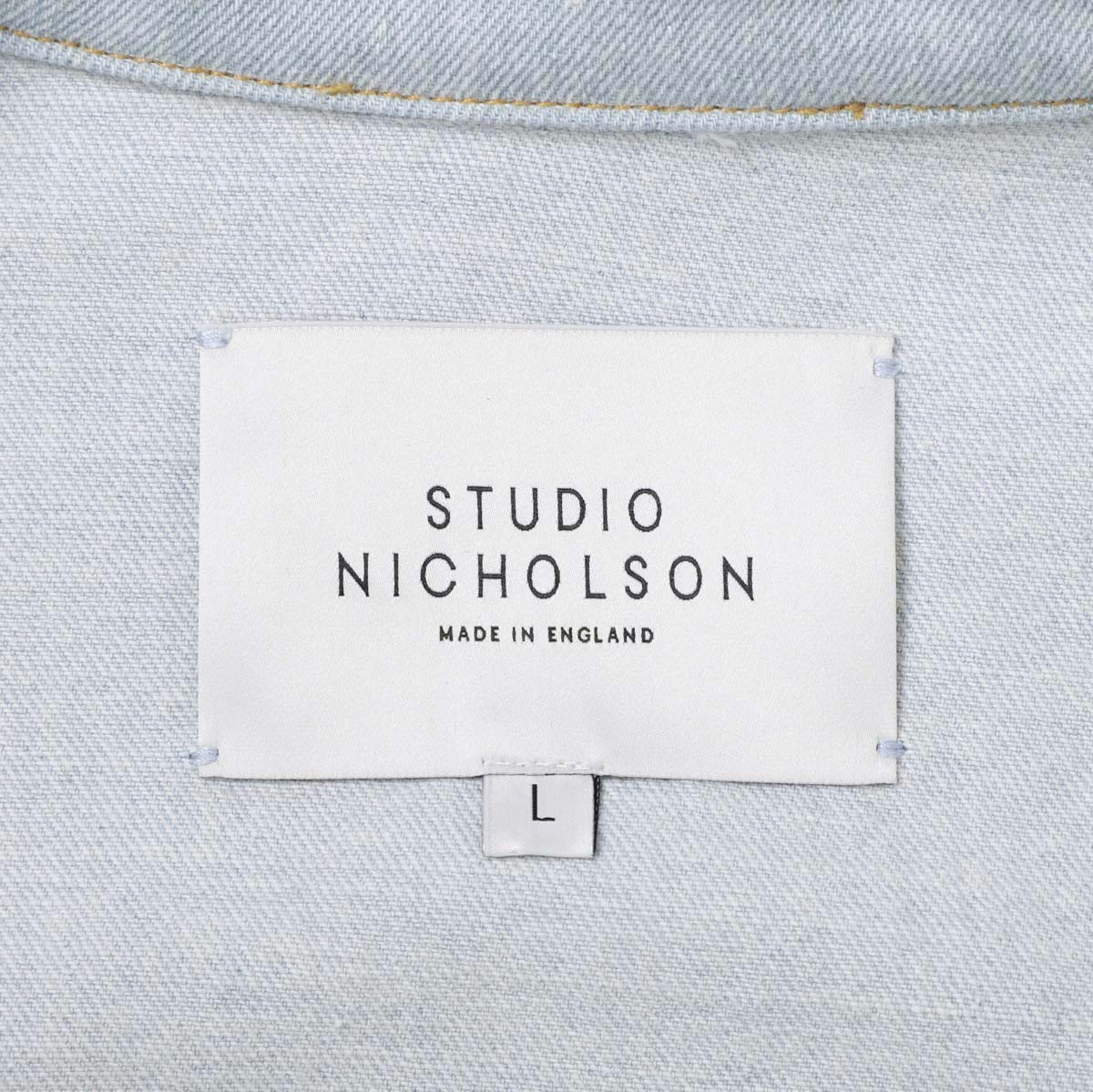 STUDIO NICHOLSON ライトブルー デニムジャケット L 20271795_50367176_1000.jpg