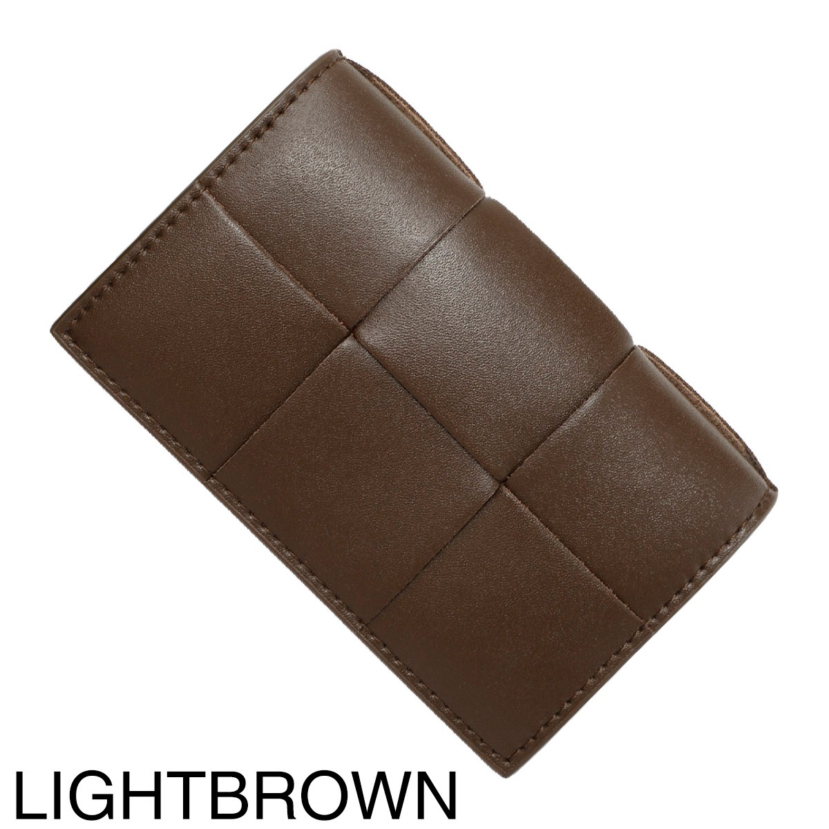 新品未使用 BOTTEGA VENETA 名刺入れ ブラウン カードケース BOTTEGA VENETA ボッテガヴェネタ カードケース/名刺入れ