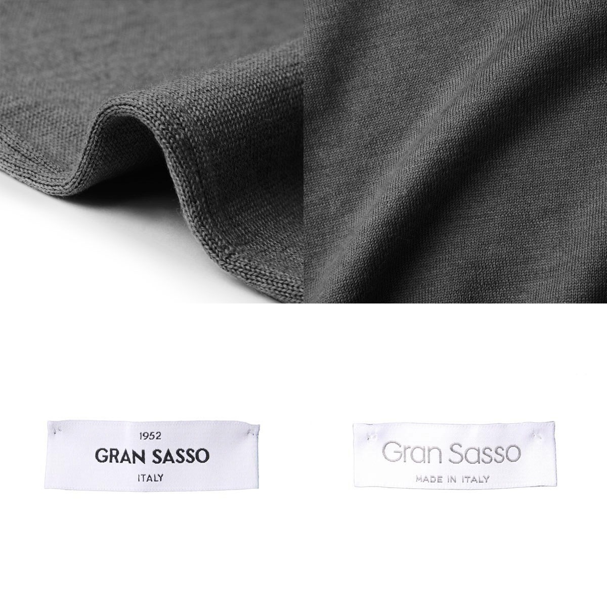 【訳あり】【アウトレット】Gran Sasso グランサッソ タートルネックニット/ハイネック【大きいサイズあり】 【返品交換不可】メンズ