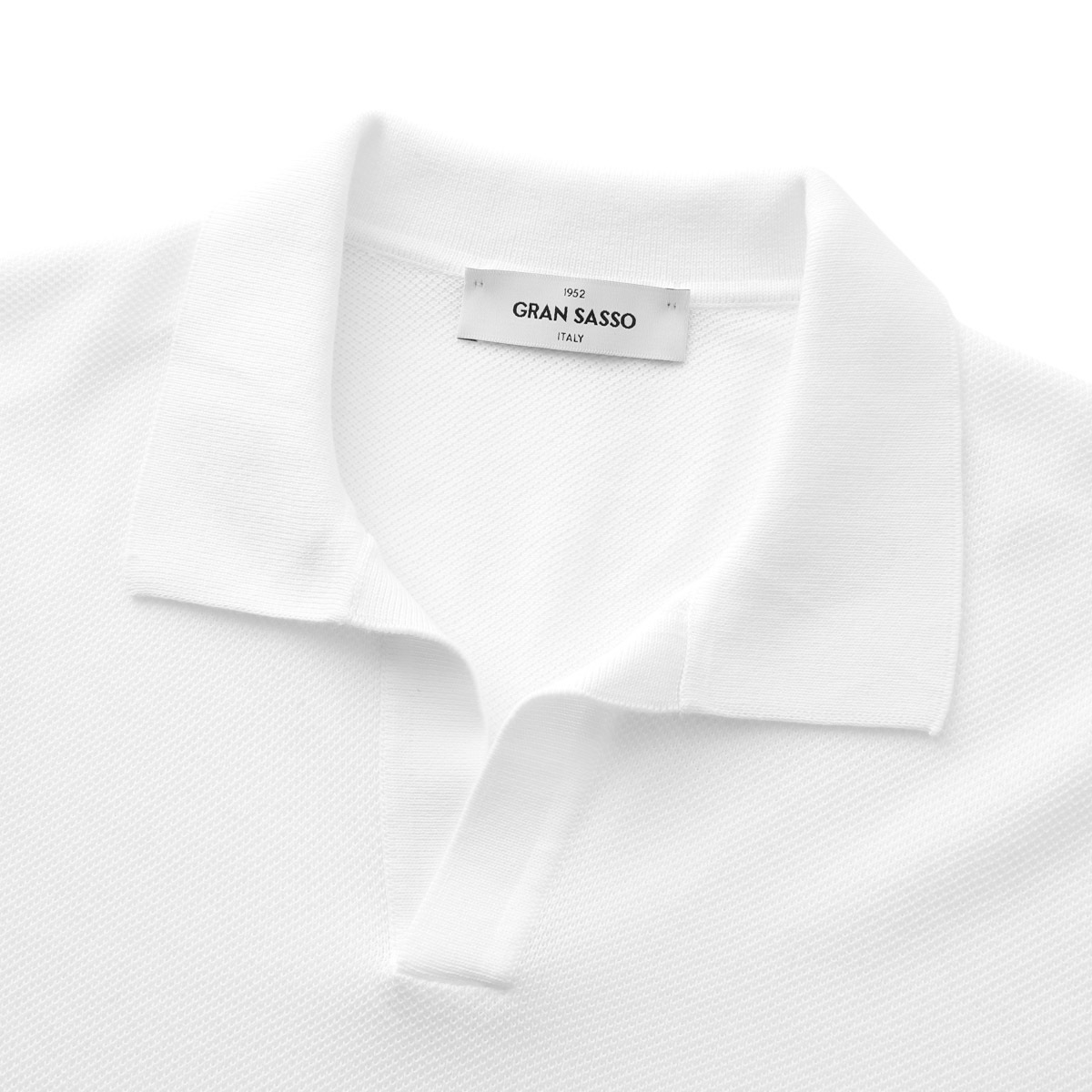 Gran Sasso グランサッソ ニットポロシャツ/スキッパーポロシャツ/SKIPPER M/M FRESH COTTON フレッシュコットン【大きいサイズあり】 メンズ