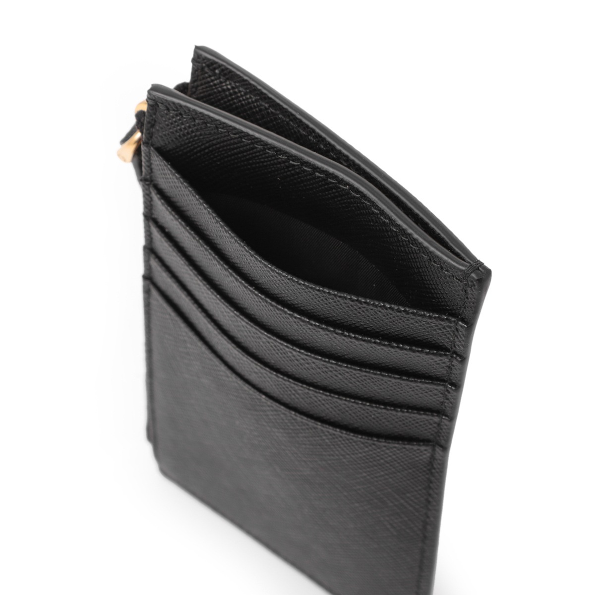 ★ PRADA ★ SAFFIANO TRIANGOLO カードケース PRADA プラダ カードケース SAFFIANO TRIANGOLO ブラック