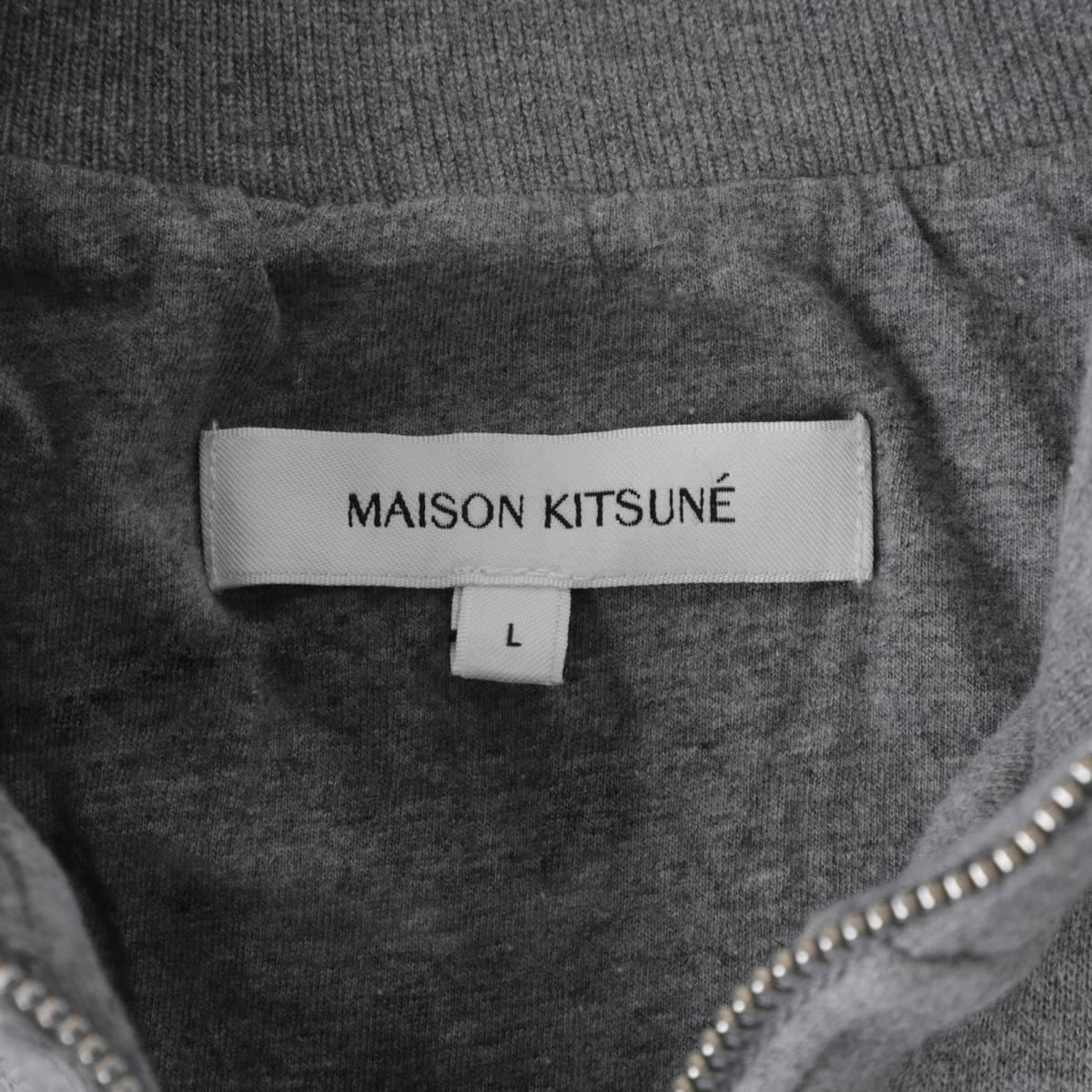 MAISON KITSUNE メゾンキツネ ハーフジップ スウェット/BOLD FOX
