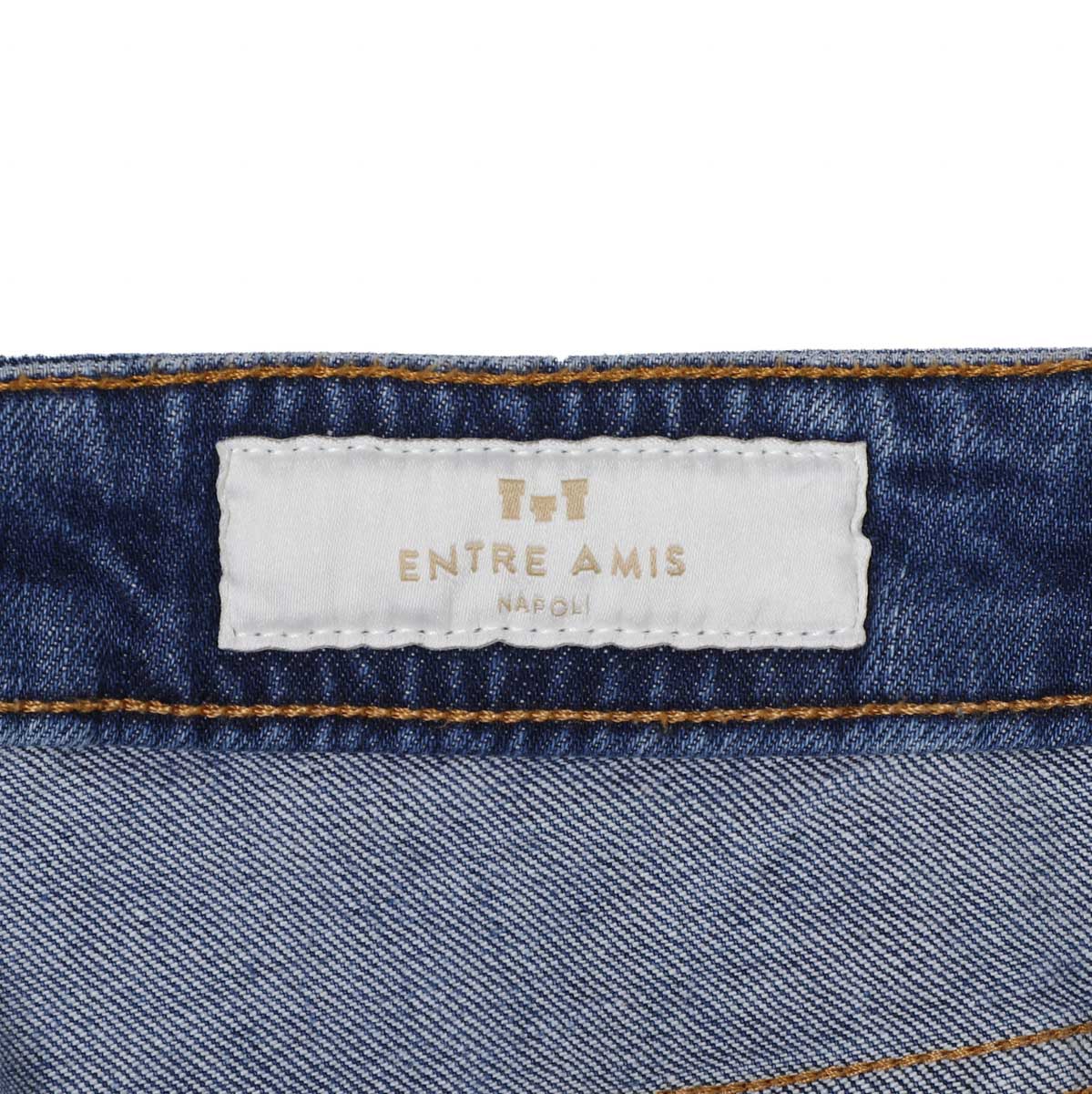 【アウトレット】【ラスト1点】entre amis アントレアミ ボタンフライジーンズ/5 TK DENIM CORTO【大きいサイズあり】 メンズ