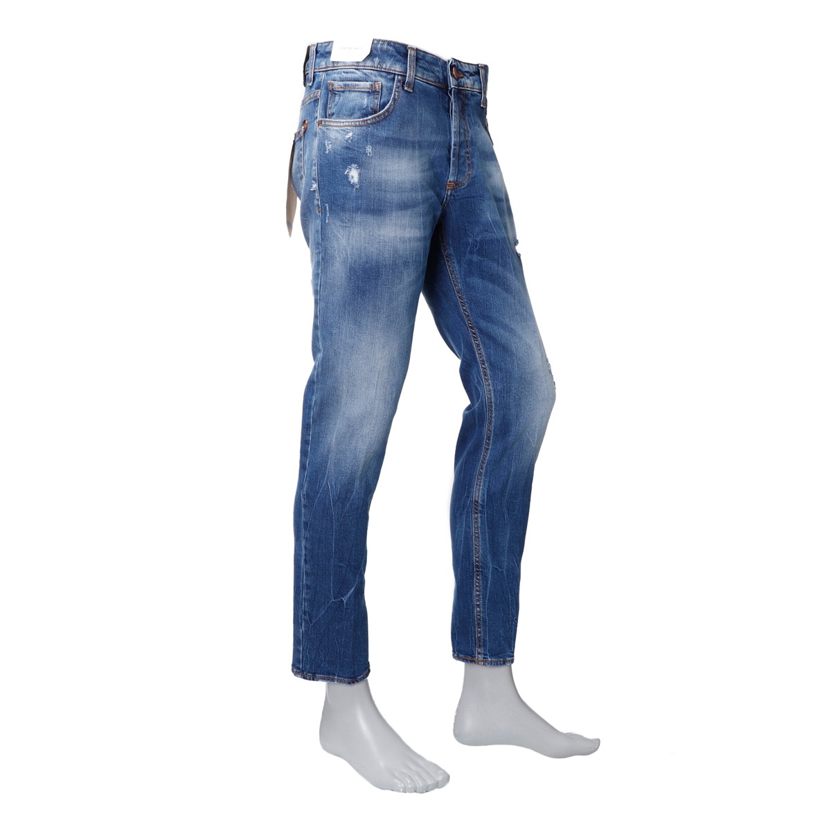 【アウトレット】【ラスト1点】entre amis アントレアミ ボタンフライジーンズ/5 TK DENIM CORTO【大きいサイズあり】 メンズ