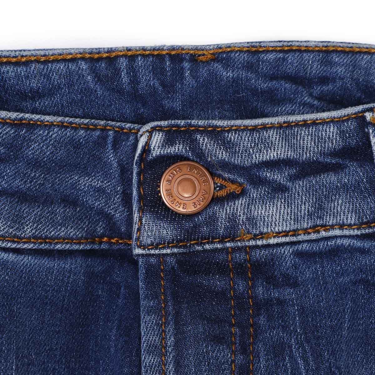 【アウトレット】【ラスト1点】entre amis アントレアミ ボタンフライジーンズ/5 TK DENIM CORTO【大きいサイズあり】 メンズ