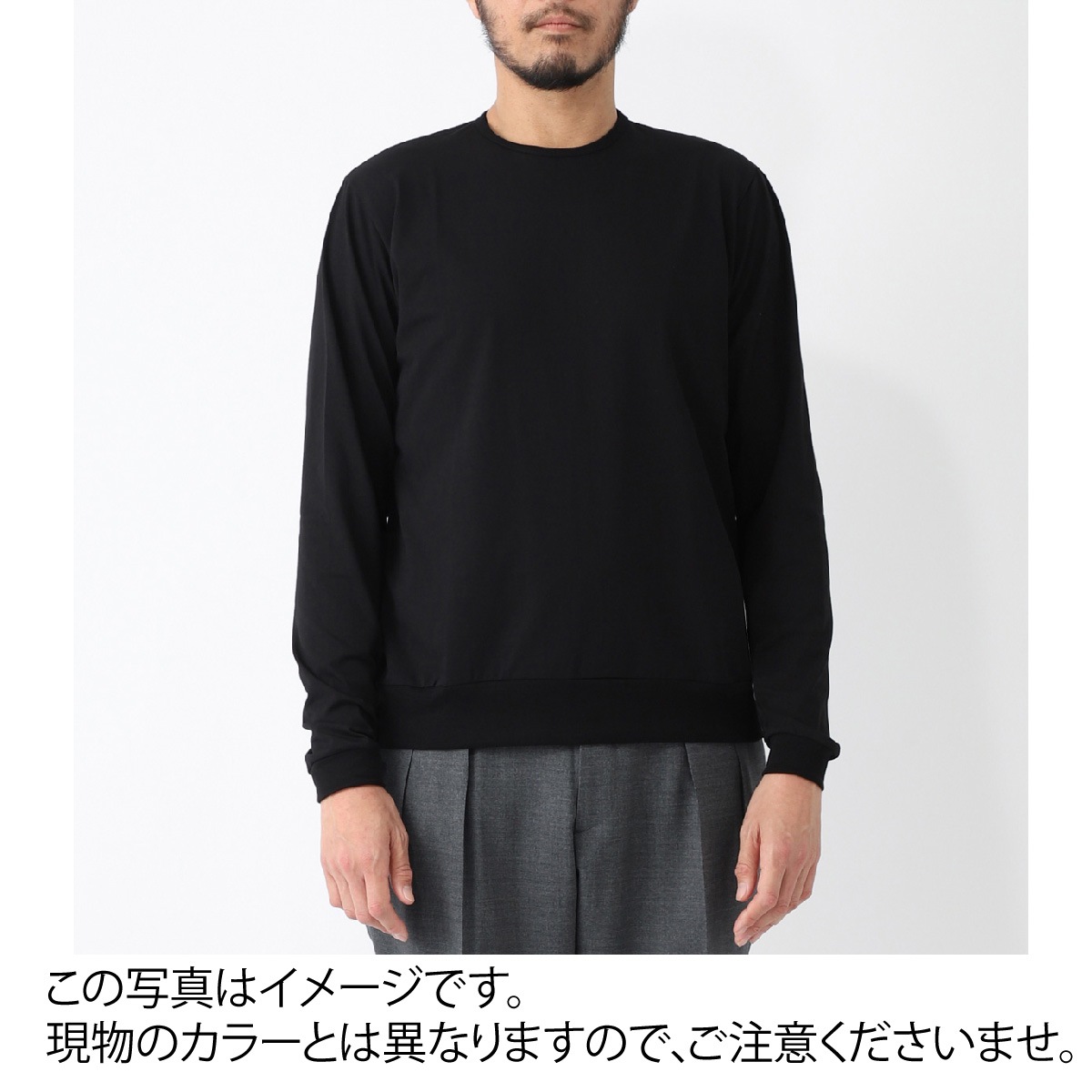 【訳あり】【アウトレット】 GIAB'S ARCHIVIO ジャブス アルキヴィオ クルーネックカットソー/GRT L【返品交換不可】 メンズ