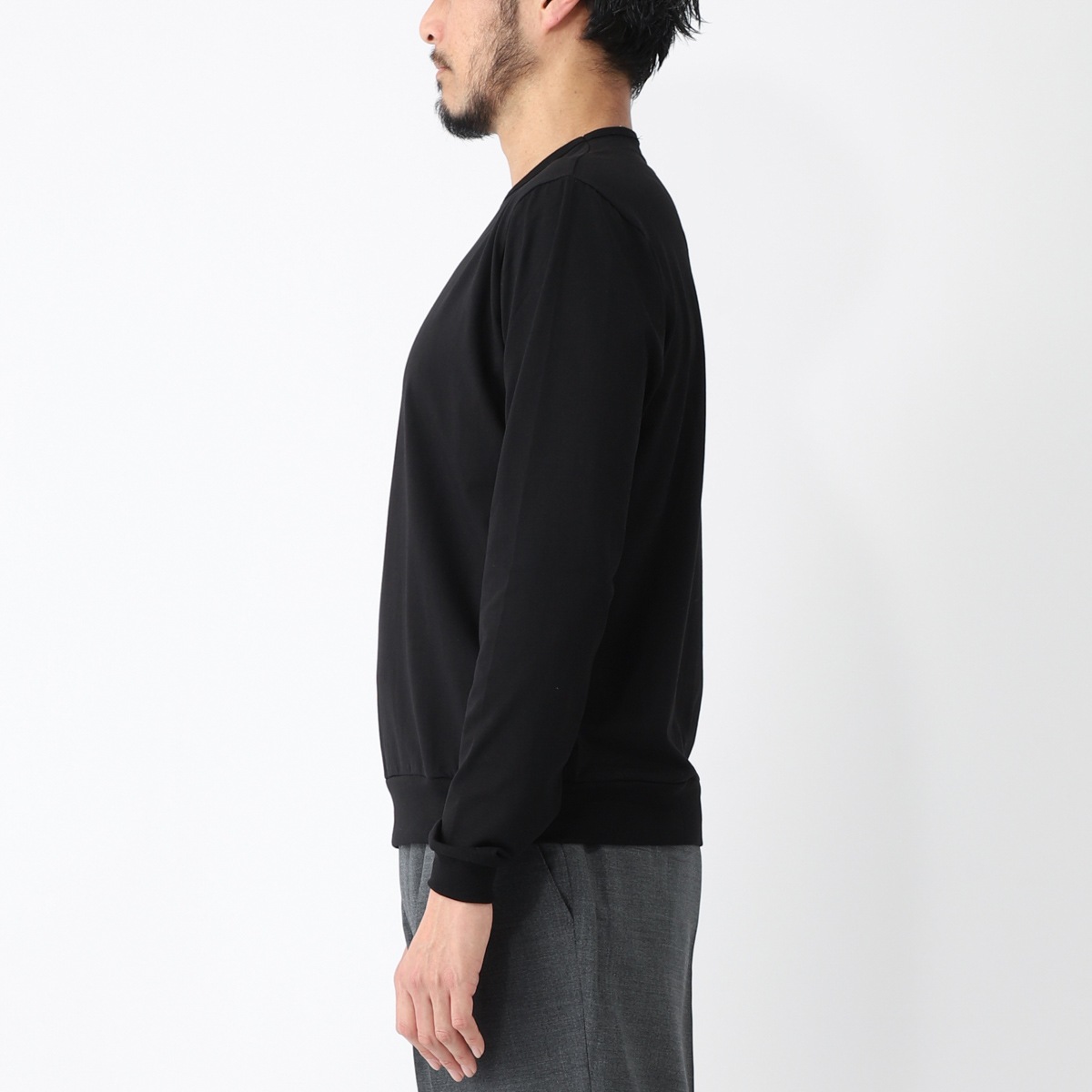 【訳あり】【アウトレット】 GIAB'S ARCHIVIO ジャブス アルキヴィオ クルーネックカットソー/GRT L【返品交換不可】 メンズ