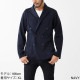 【アウトレット】【ラスト1点】LARDINI ラルディーニ ダブルブレスト ニットジャケット メンズ