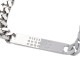 【アウトレット】【ラスト1点】【訳あり】 MM6 Maison Margiela エムエム 6 メゾンマルジェラ ネックレス/MINIMAL LOGO ID TAG CURB NECKLACE【返品交換不可】 レディース