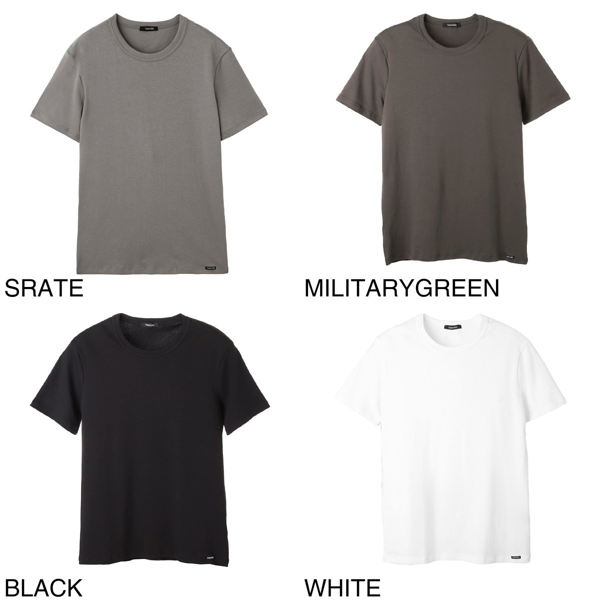 【アウトレット】TOM FORD トムフォード クルーネック Tシャツ【返品交換不可】 メンズ