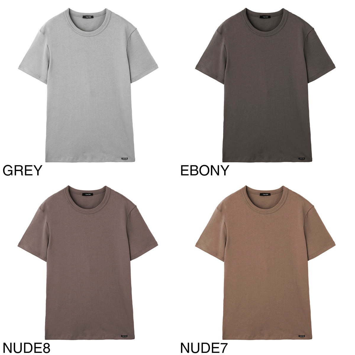 【アウトレット】TOM FORD トムフォード クルーネック Tシャツ【返品交換不可】 メンズ