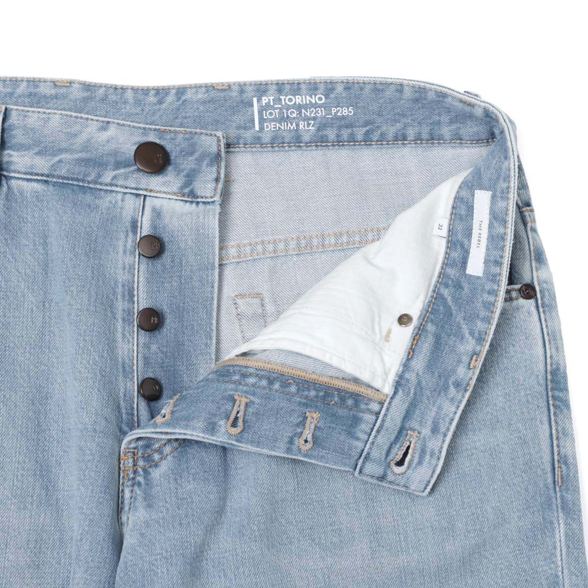 【アウトレット】【ラスト1点】PT TORINO DENIM ピーティートリノデニム ボタンフライジーンズ/THE REBEL REBEL FIT メンズ