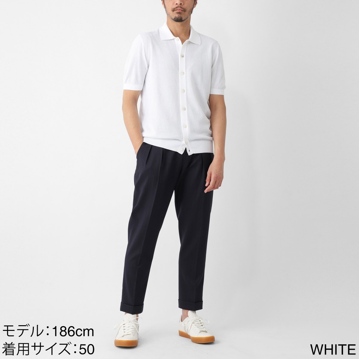 Gran Sasso グランサッソ 半袖ニットシャツ/FRESH COTTON SHORT SLEEVE KNIT SHIRT フレッシュコットン【大きいサイズあり】 メンズ