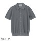 Gran Sasso グランサッソ 半袖ニットシャツ/FRESH COTTON SHORT SLEEVE KNIT SHIRT フレッシュコットン【大きいサイズあり】 メンズ