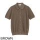 Gran Sasso グランサッソ 半袖ニットシャツ/FRESH COTTON SHORT SLEEVE KNIT SHIRT フレッシュコットン【大きいサイズあり】 メンズ